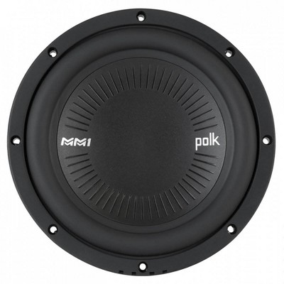 Polk MM1 Series 8 Inch 900 Watt 4 Ohm Dual Voice Coil Car Audio Marine Subwoofer