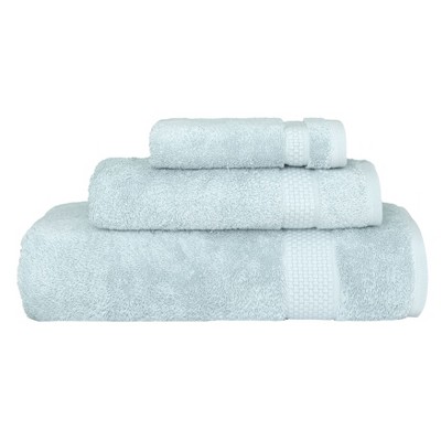 Linum Home Textiles 100% AEGEAN Long Staple Turkish Cotton STARLIGHT Terry 3 Piece Towel Set