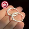 Chery Life Round earrings, simple and classic style, Perfect for gift - 2 of 4