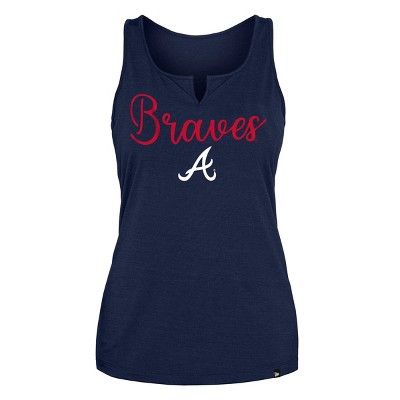 Atlanta Braves Tie Dye Crop Top ATL Braves Shirt Women's 
