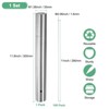 Unique Bargains Grilling 304 Stainless Steel Barbecue Kabob Skewers with Storage Tube 100 Pcs 11 Inch - 2 of 4