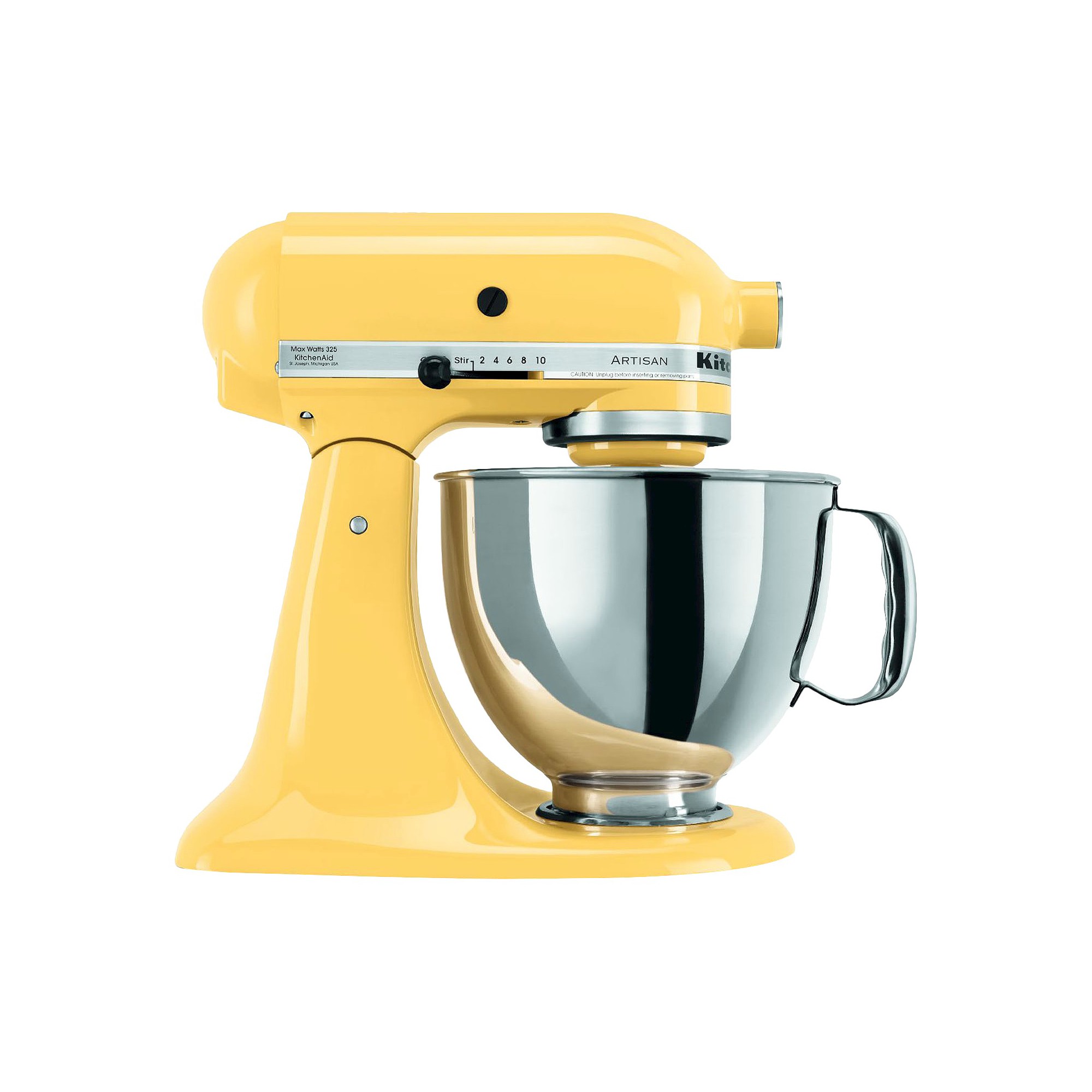 KitchenAid Artisan Series 5 Quart Tilt-Head Stand Mixer- Ksm150, Majestic Yellow