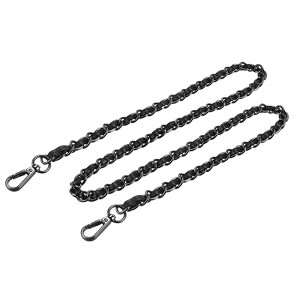 Unique Bargains Metal Corrosion-Resistant PU Leather Purse Flat Chain Straps - 1 of 3