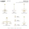 Livex Lighting Clark 1 - Light Semi-Flush Mount in  Satin Brass - 3 of 4