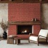 Vintage Red Wallpaper Self Adhesive Waterproof 3D Bricks Wall Paper Vinyl Peel & Stick (Covers 36 Sq.Ft.) - 4 of 4