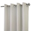 Thermaplus Ventura Blackout Grommet Curtain Panel Pair Frame Your Windows with Subtle Slub Textured Motif Each 78" x 84" Natural - 3 of 4
