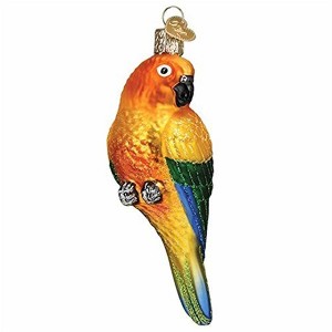 Old World Christmas Glass Blown Ornament for Christmas Tree, Sun Conure - 1 of 4