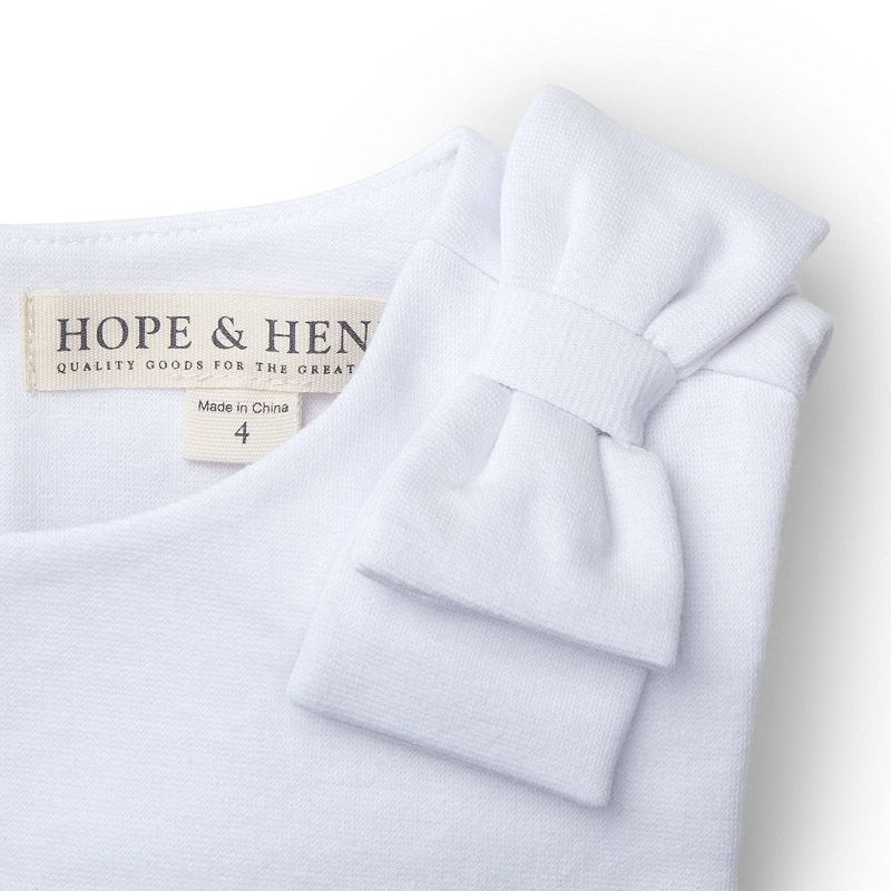Hope & Henry Girls' A-Line Ponte Knit Dress, Infant, 3 of 5