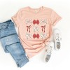 Simply Sage Market Women's Coquette Baseball Bow Chart Short Sleeve Graphic Tee - 3 of 4