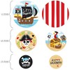 Big Dot of Happiness Pirate Ship Adventures - Skull Birthday Party Giant Circle Confetti - Party Decorations - Large Confetti 27 Count - 2 of 4