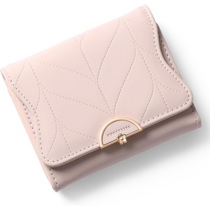 FATMOON Wallet for Women - Stylish RFID Blocking Leather Wallet- Bifold Card Holder with Zipper Coin Pocket,for Daily Use,Travel - 1 of 4