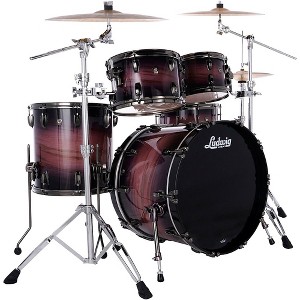 Ludwig Maple Exotic 4-Piece Studio Shell Pack with 22 in. Bass Drum - 1 of 3