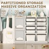 Whisen Children’s Toy Storage Cabinet, Safe, Easy-to-Clean & Versatile for Toys, Books & Clothes - Gray - 3 of 4