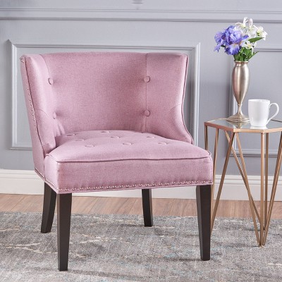 NicBex Accent Chair Fabric Occasional Chair Lounge Chair Comfy Chair with Button-Tufted Waffle Stitching for bedroom, Living Room