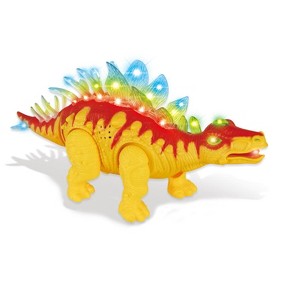 AZ  Import Stegosaurus Dinosaur With Lights And Sounds (Orange) - 1 of 1