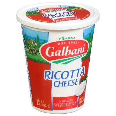 Galbani Whole Milk Ricotta Cheese - 32oz : Target