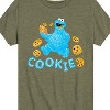Boys' - Sesame Street - Scribble Cookie Monster Short Sleeve Graphic T-Shirt - 2 of 4