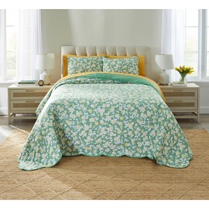 BrylaneHome BH Studio Scalloped Hem Bedspread - 1 of 4