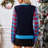 Coolmee Women's Ugly Christmas Sweaters Cute Wintertime and Holiday Parties Knitted Pullover Sweater - 3 of 4