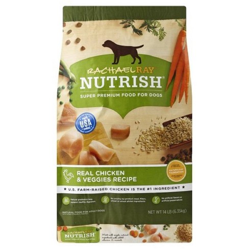 Rachael Ray Nutrish Real Chicken Veggies Recipe Super Premium Dry Dog Food 14lbs Target