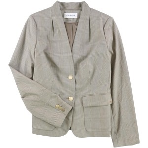 Calvin Klein Womens Collarless Two Button Blazer Jacket - 1 of 1
