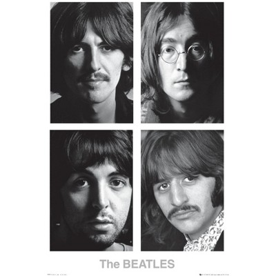 Trends International 24X36 The Beatles - White Album Framed Wall Poster Prints