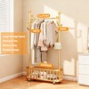 Rolling Clothes Rack with Wheels, 68.9inch Tall Metal Garment Rack with Basket Storage  for Bedroom - 3 of 4