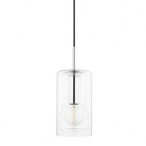 Mitzi Belinda 1 - Light Pendant in  Polished Nickel Clear Shade - 1 of 1