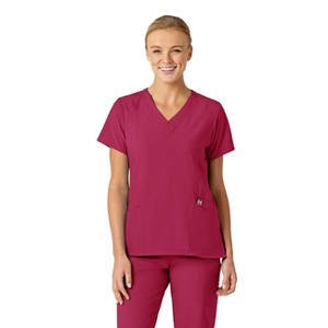Wink W123 Women's Stylized V-Neck Scrub Top - 1 of 4