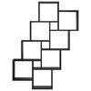 vidaXL Wall Cube Shelf Black 35.4 in.x5.9 in.x46.9 in. Engineered Wood - 4 of 4
