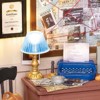ROBOTIME Mose's Detective Agency Dollhouse Kit Miniature DIY House Kit Birthday Gifts for Boys & Girls, Brown, 7.9"*5.4"*8.7" - 3 of 4