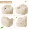 GustoWave Extra Large Bean Bag Chair for Bedroom & Living Room, Beige - 4 of 4