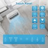 14,000 BTU Portable AC - 3-in-1 Cool/Dehumidify/Fan for 700SqFt, Smart/Sleep Mode, 24H Timer & Window Kit, White - 3 of 4