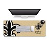 NFL New Orleans Saints Logo Series 31.5" x 12" Desk Pad: Polypropylene Desk Protector - 2 of 3