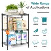 DOMETOUR Adjustable Storage Shelves, Storage Shelving Unit Metal Wire Racks, Heavy Duty Standing Shelf Organizer for Kitchen Pantry Garage - 2 of 4