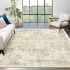 Hallway Runner Rug Machine Washable Vintage Printed Rug Indoor Carpet Non Slip Backing Rug Low Pile Retro Area Rug for Kitchen Entrance Laundry Room - 2 of 4