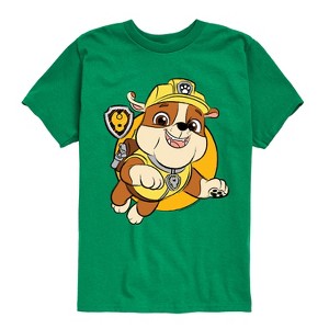 Boys' - Paw Patrol - Rubble Sketch Short Sleeve Graphic T-Shirt - 1 of 4
