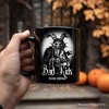 Krampus Spooky Portrait Personalized Mug Horror Villain Theme Halloween Gift with Custom Name Black 12oz - 3 of 4