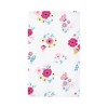 Hudson Baby Infant Girl Cotton Flannel Burp Cloths, Butterfly Floral 10-Pack, One Size - 3 of 4