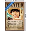 Trends International Netflix One Piece - Luffy Wanted Framed Wall Poster Prints - 3 of 4