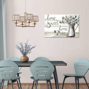 iCanvas Farmhouse Cotton Home Sweet Home by Tre Sorelle Studios Canvas Print Wall Art - 1 of 3