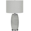 Monarch Specialties Lighting 25inchH Table Lamp Grey Ceramic Grey Shade Modern - 3 of 4