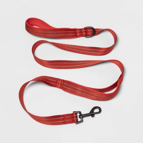 Comfort Reflective Double Stitch Dog Leash - M - Orange - Boots & Barkley™  : Target