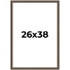 PosterPalooza | Sculpted Silver Picture Frame - UV Acrylic, Foam Board Backing, Hanging Hardware - 2 of 4
