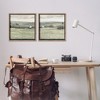 Stupell Industries Traditional Distant Farmhouse Field 2pc Floating Frame Art Set, Brown, 18" x 18" - 2 of 4