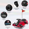 Kids Ride-On Drift Car, 24V Electric Drifting Go-Kart with Variable Speeds Up to 7.5 Mph, Built-in Music - 2 of 4