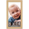 PosterPalooza | Photo Size Minimalist Yellow Picture Frame - UV Acrylic, Foam Board Backing, Hanging Hardware - 2 of 4