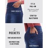 Rekucci Women’s Pull-On Stretch Denim Skirt – Mid-Rise Slim Fit, Soft Jean Fabric, Flattering Knee-Length Style - 4 of 4