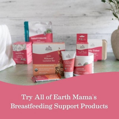 Earth Mama Organic Milkmaid Lactation Bars for Breastfeeding, Chocolate Chip Peanut Butter Cookie - 5ct