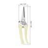 Unique Bargains Stainless Steel Garden Multi-Function Flower Cutting Pruning Shear 6.89 x 1.97 Inch White 1 Pc - 2 of 4